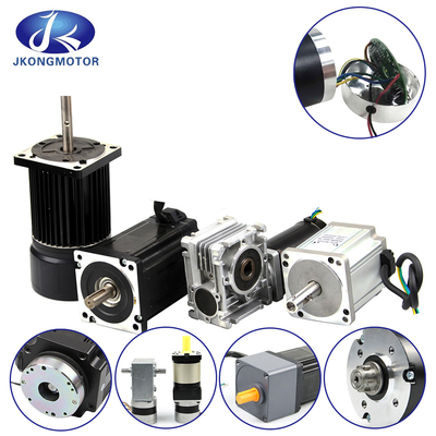 Jkongmotor Moteur à courant continu à haute puissance sans balai Micro BLDC Worm Gear Moteur de voiture électrique avec boîte de vitesses planétaire pour porte coulissante