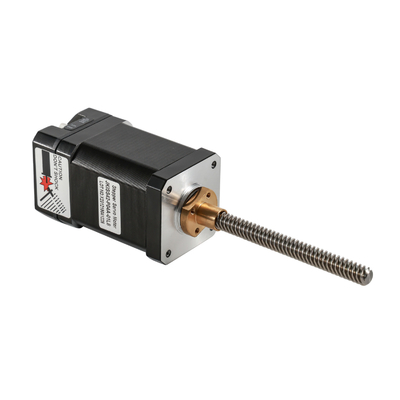 Jkongmotor NEMA 8/11/14/17/23/24/34 T5/T8/T10 Trapézoïde à vis à fil moteur pas à pas linéaire avec moteur pas à pas à vis à plomb