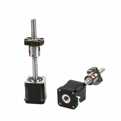 Jkongmotor NEMA 8/11/14/17/23/24/34 T5/T8/T10 Trapézoïde à vis à fil moteur pas à pas linéaire avec moteur pas à pas à vis à plomb