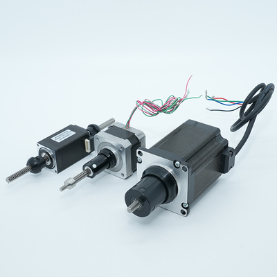 Jkongmotor NEMA 8/11/14/17/23/24/34 T5/T8/T10 Trapézoïde à vis à fil moteur pas à pas linéaire avec moteur pas à pas à vis à plomb