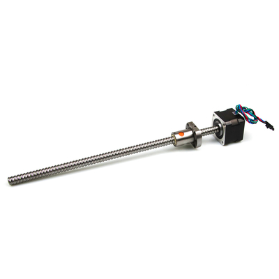 Jkongmotor NEMA 8/11/14/17/23/24/34 T5/T8/T10 Trapézoïde à vis à fil moteur pas à pas linéaire avec moteur pas à pas à vis à plomb