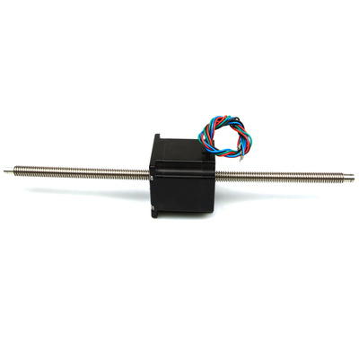 Jkongmotor NEMA 8/11/14/17/23/24/34 T5/T8/T10 Trapézoïde à vis à fil moteur pas à pas linéaire avec moteur pas à pas à vis à plomb