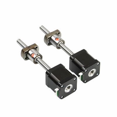 Jkongmotor 12V 24V NEMA 8 11 17 23 24 34 42 52 Moteur pas à pas à vis à bille miniature linéaire à engrenages en boucle fermée avec frein