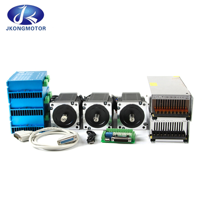 Jkongmotor Nema 11 17 23 24 34 Ensemble hybride en boucle fermée intégré moteur pas à pas en boucle fermée avec codeur / frein / boîte de vitesses