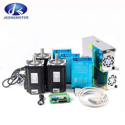 Jkongmotor Nema 11 17 23 24 34 Ensemble hybride en boucle fermée intégré moteur pas à pas en boucle fermée avec codeur / frein / boîte de vitesses