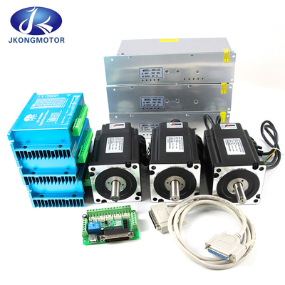 Jkongmotor Nema 11 17 23 24 34 Ensemble hybride en boucle fermée intégré moteur pas à pas en boucle fermée avec codeur / frein / boîte de vitesses