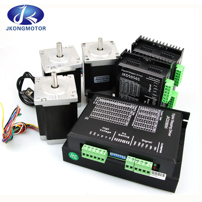 Jkongmotor Nema 11 17 23 24 34 Ensemble hybride en boucle fermée intégré moteur pas à pas en boucle fermée avec codeur / frein / boîte de vitesses