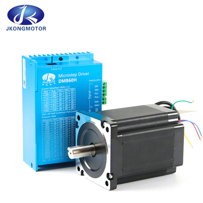 Jkongmotor à couple élevé 12Nm Nema34 moteur pas à pas linéaire en boucle fermée pour machine à sexe avec encodeur et pilote