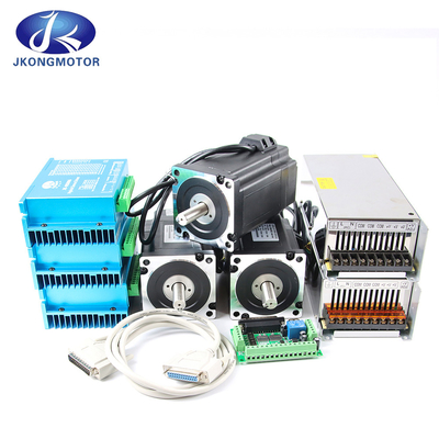 Jkongmotor à couple élevé 12Nm Nema34 moteur pas à pas linéaire en boucle fermée pour machine à sexe avec encodeur et pilote