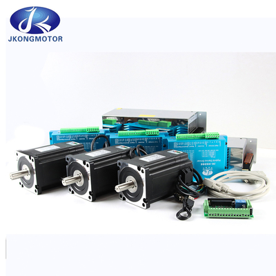 Jkongmotor à couple élevé 12Nm Nema34 moteur pas à pas linéaire en boucle fermée pour machine à sexe avec encodeur et pilote