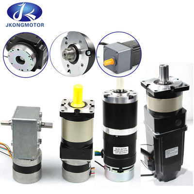 Jkongmotor OEM Manufacturer 56mm couple élevé vitesse élevée Rpm Micro Petit 12V 24V Mini Planétaire Bldc moteur à courant continu sans balai avec encodeur