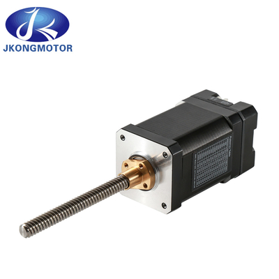 Jkongmotor usine chinoise Nema8 11 14 16 17 23 24 34 moteur pas à pas linéaire avec vis de plomb pour imprimante 3D moteur pas à pas linéaire