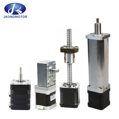 Jkongmotor usine chinoise Nema8 11 14 16 17 23 24 34 moteur pas à pas linéaire avec vis de plomb pour imprimante 3D moteur pas à pas linéaire
