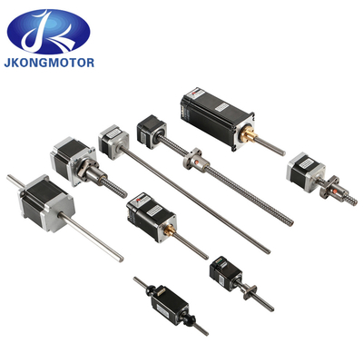 Jkongmotor OEM ODM Bon prix Nema 8 11 14 16 17 23 24 34 Non captif Non captif Basse vitesse électrique actuateur linéaire latéral moteur pas à pas