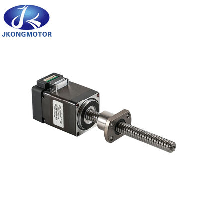 Jkongmotor OEM ODM personnalisé 2 phases hybride bipolaire Nema 8 11 14 17 23 24 34 moteur pas à pas linéaire avec vis de plomb