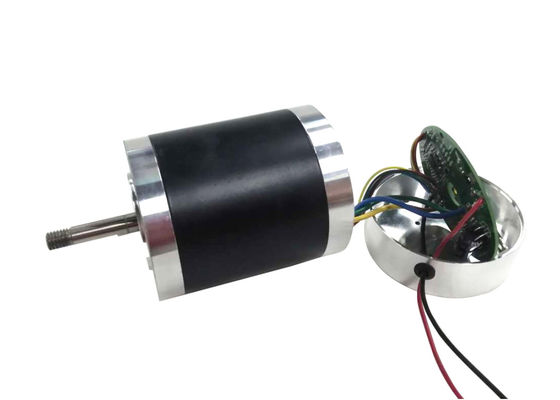 moteur électrique sans brosse rond de 80mm 0.28Nm 2500rpm 24v Bldc