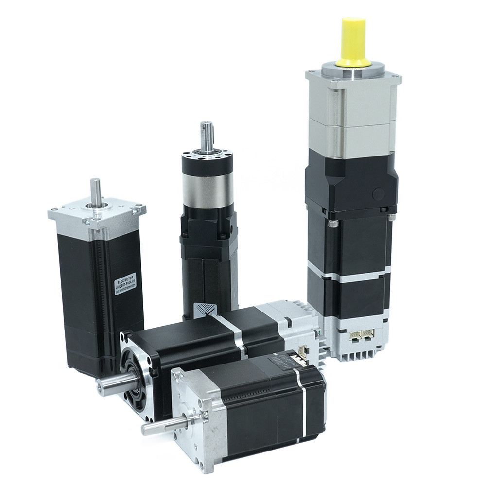 Jkongmotor 0.64N.m 200W RS485 Canopen Ethercat Servo intégré avec pilote Servo sans balai moteur CC avec boîte de vitesses